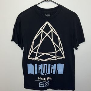 Jewel House 82 Mens T Shirt Black Graphic Tee Medium Short Sleeve Crew Neck VGC